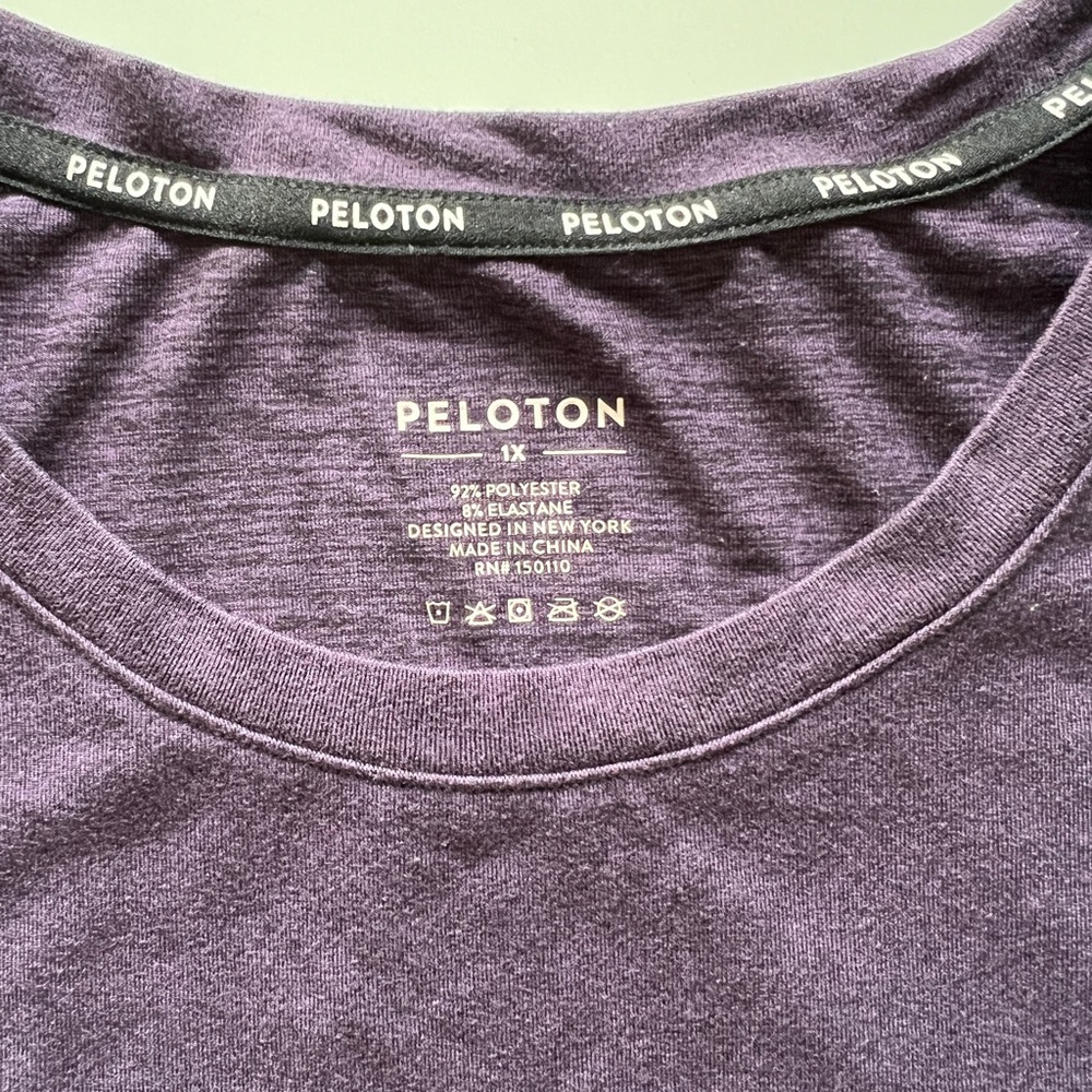 Peloton "Together We Go Far" Purple Muscle Tank Top - Size 1X XL - Picture 6 of 6